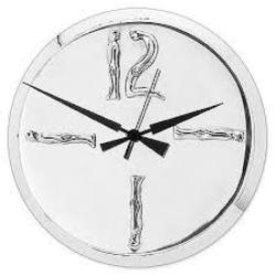 Carrol Boyes Women & Man Clock Large Silver