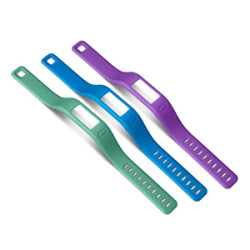 Garmin Pack of 3 Small Bands for Vivofit in Purple Teal Blue
