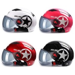 Head Protector Bike Motorcycle Scooter Helmet Fashion Anti-uv Half Face Hat Baseball