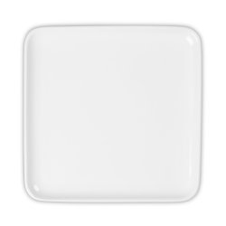 @home Contemp Side Plate Square White
