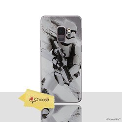 Samsung Galaxy S9 Star Wars Silicone Phone Case gel Cover For Samsung Galaxy S9 G960 Screen Protector & Cloth ichoose stormtrooper Splatter