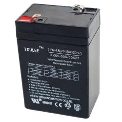 Bulk From 6 Brand New 6V4.5AH Rechargeable Batteries
