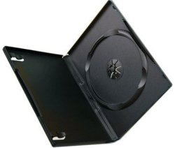 Unique DVD Case Single Black 14MM Retail Box No Warranty