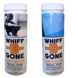 Whiff-b-gone 2-IN-1 Shampoo & Powder