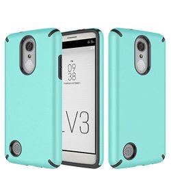 Gbsell Hybrid Hard Protective Case Cover For LG Aristo LV3 V3 MS210 LG M210 LG MS210 Mint Green