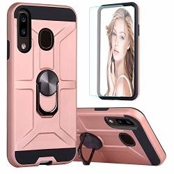 Unkonwn Suordii Phone Case For Huawei Y6 2019 Honor 8A Y6 Pro 2019 With Tempered Glass Screen Protector Hybrid Heavy Duty Dual