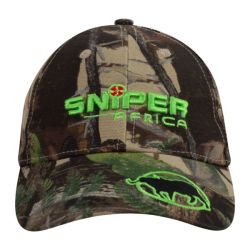 Sniper Africa 3D Embroided Buffalo Peak Cap