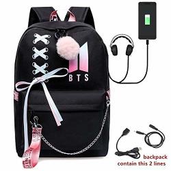 Kpop BTS Backpack Jimin Suga Jin Taehyung V Jhope Jungkook Merchandise  Korean Casual Backpack Daypack Laptop Bag College Bag Book Bag School Bag