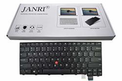 Janri Replacement Us Laptop Keyboard For Lenovo Thinkpad T460S T470S 01EN682 01EN723 00PA411 00PA493 SN20H42323 SN20H42405 00PA452 00PA534 SN20H42446 01YR088
