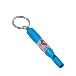 OUTDOOR Survival Emergency Alert Whistle Camping Hiking Aluminum Keychain Tools