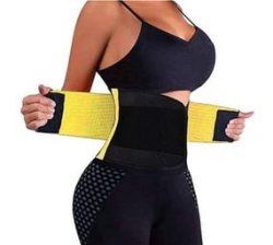 Hot Shaper Power Slimming Body Shaper & Waist Trainer Belt Yellow