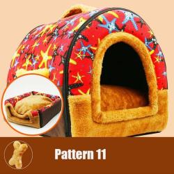 Warm Pet Bed House - Pattern 11 60X48X45CM