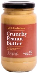 Faithful To Nature Crunchy Peanut Butter 400G