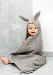 Hooded Towel - Baby Baby Rhino