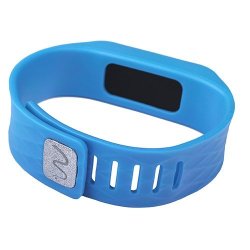 Maha Fitness Professional Bluetooth 4.0 Wristband Pedometer - Blue