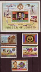 Lesotho 1981 Duke Of Edinburgh Award Scheme Sg 453-ms61- Miniature Sheet + Complete Umm Set