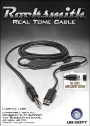Ubisoft Rocksmith Real Tone Cable PS3 Xbox 360 PC New