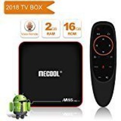 Mecool M8S Pro Tv Box With Voice Remote Control Android 7.1.2 Amlogic S905W CORTEX-A53 2G+16G Smooth And HD 4K Internet Media Players With HDMI