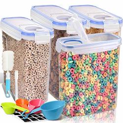 Cereal Container EAGMAK Airtight Dry Food Storage Containers BPA Free Large 