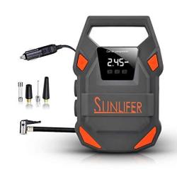150PSI /& Auto Shutt-Off Technology with LED Light Miady Digital Tyre Inflator Pump 12V DC Portable Air Compressor