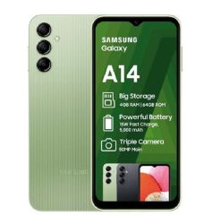 Samsung Galaxy A14 64GB LTE Dual Sim - Light Green - Refurbished