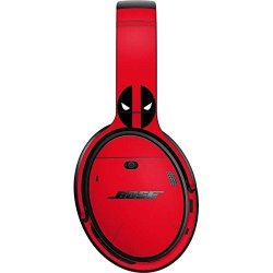 Skinit Decal Audio Skin For Bose Quietcomfort 35 II Headphones - Officially Licensed Marvel disney Deadpool Logo Red Design