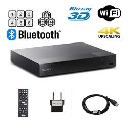 Sony BDP-S6700 Multi Region Blu-ray DVD Region Free Player 110-240 Volts Dynastar HDMI Cable & Dynastar Plug Adapter Package Wifi 3D 4K Upscaling Smart Region Free