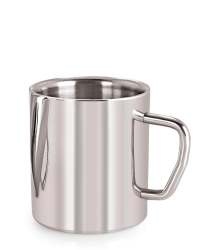 Stainless Steel Double Wall Mug 300ML - Silver