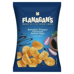 Flanagan's Moreish Irish Maggilly's Balsamic Vinegar Flavoured Kettle Fried Chips 125G