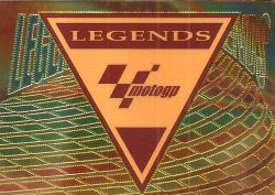 Moto Gp Card Collection By Panini - Moto Gp "legends" "super Rare" Gold Legend Card 1