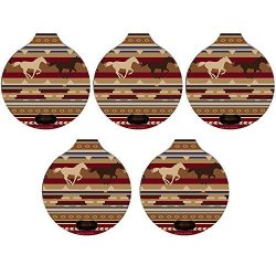Mightyskins Skin For Trackr Bravo Gen 2.5 Pack Of 5 Skins - Western Horses Protective Durable And Unique Vinyl Decal Wrap Cover Easy