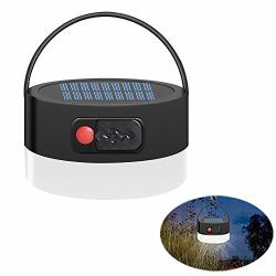 Gofei Portable LED Tent Light Rechargeable Solar Camping Lantern Durable Outdoor Lamps For Hiking Emergencies