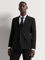 Men&apos S Core Slim Suit Black Jacket