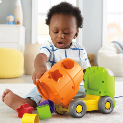 Fisher-price Sort & Spill Learning Truck Shape Sorter With Lights And Sounds