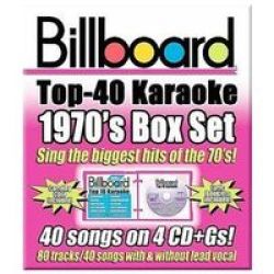 Billboard 1970& 39 S Top 40 Karaoke Box S Cd 2008 Cd