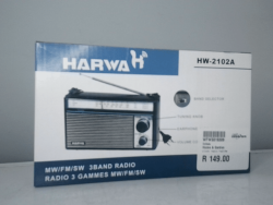 Harwa HW-210A Portable Radio Am fm