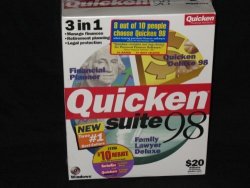 Quicken Suite 98: 3 In 1 Manage Finances Retirement Planning Legal Protection