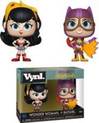 Vynl. Dc Bombsells Vinyl Collectibles - Wonder Woman And Batgirl Pack Of 2