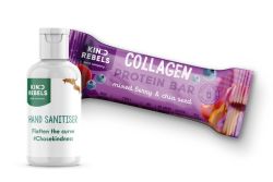 - Berries & Chia Seeds Collagen Bars + Hand Sanitizer 60ML