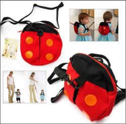 Baby Kid Keeper Safety Harness Strap Ladybug Bag Anti-lost Tape