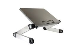 Uncaged Ergonomics Workez Light Height Adjustable Laptop Stand - Silver