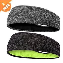 Working Out and Performance Stretch Guys Hairbands. Crossfit 3/2/1pack Sweat Bands Headbands Mens Sport Cooling Headbands for Running EasYoung Headbands for Men