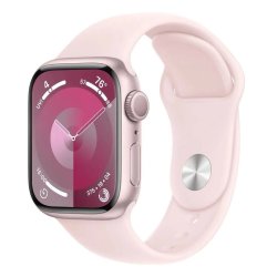 Apple Watch Series 9 41MM Pink Aluminium With Light Pink Sports Band Gps - Demo Limited Warranty