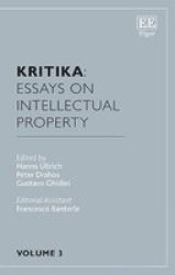 Kritika: Essays On Intellectual Property - Volume 3 Hardcover