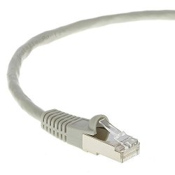 Installerparts Ethernet Cable CAT6 Cable Shielded Sstp Sftp Booted 100 Ft - Gray - Professional Series - 10GIGABIT SEC Network High Speed Internet Cable 550MHZ