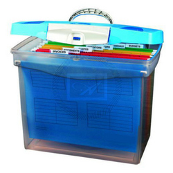 Portable Filing Case With Files