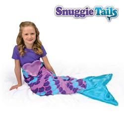 Snuggie Tails Title Comfy Cozy Mermaid Blanket in Purple