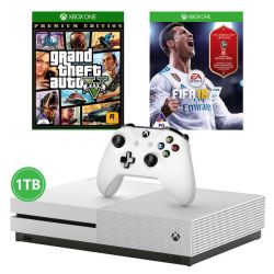 Microsoft Xbox One S 1TB + Gtav + Fifa 18