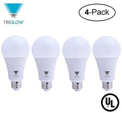 Triglow T95443-4 4-PACK 22-WATT 150 200 Watt Equivalent LED A21 Bulb Dimmable 5000K Daylight White Color 2550 Lumens Ul Listed