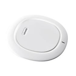 Usams US-CD29 2A Wireless Fast Charging Pad Thin Small Charger Mount Dock For Iphone X 8 Samsung S8 - White
